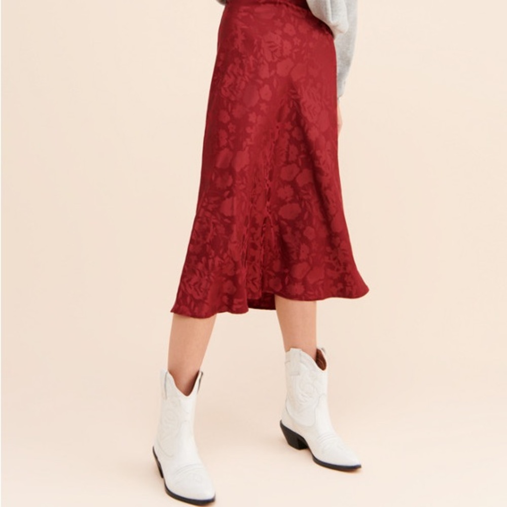 Urban Outfitters Jacquard Midi Skirt